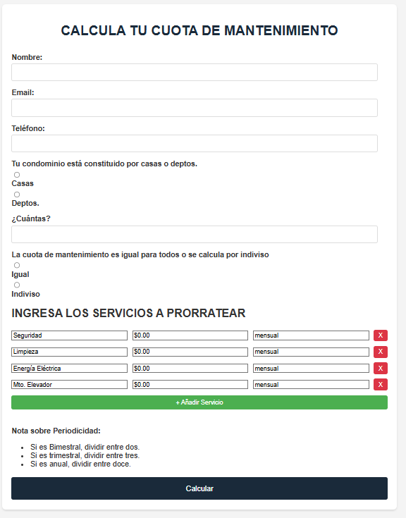 Diseño App Calcula gastos