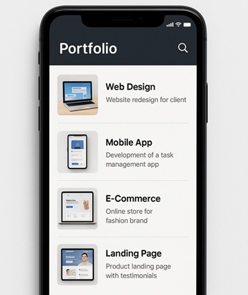 Diseño App Portafolio